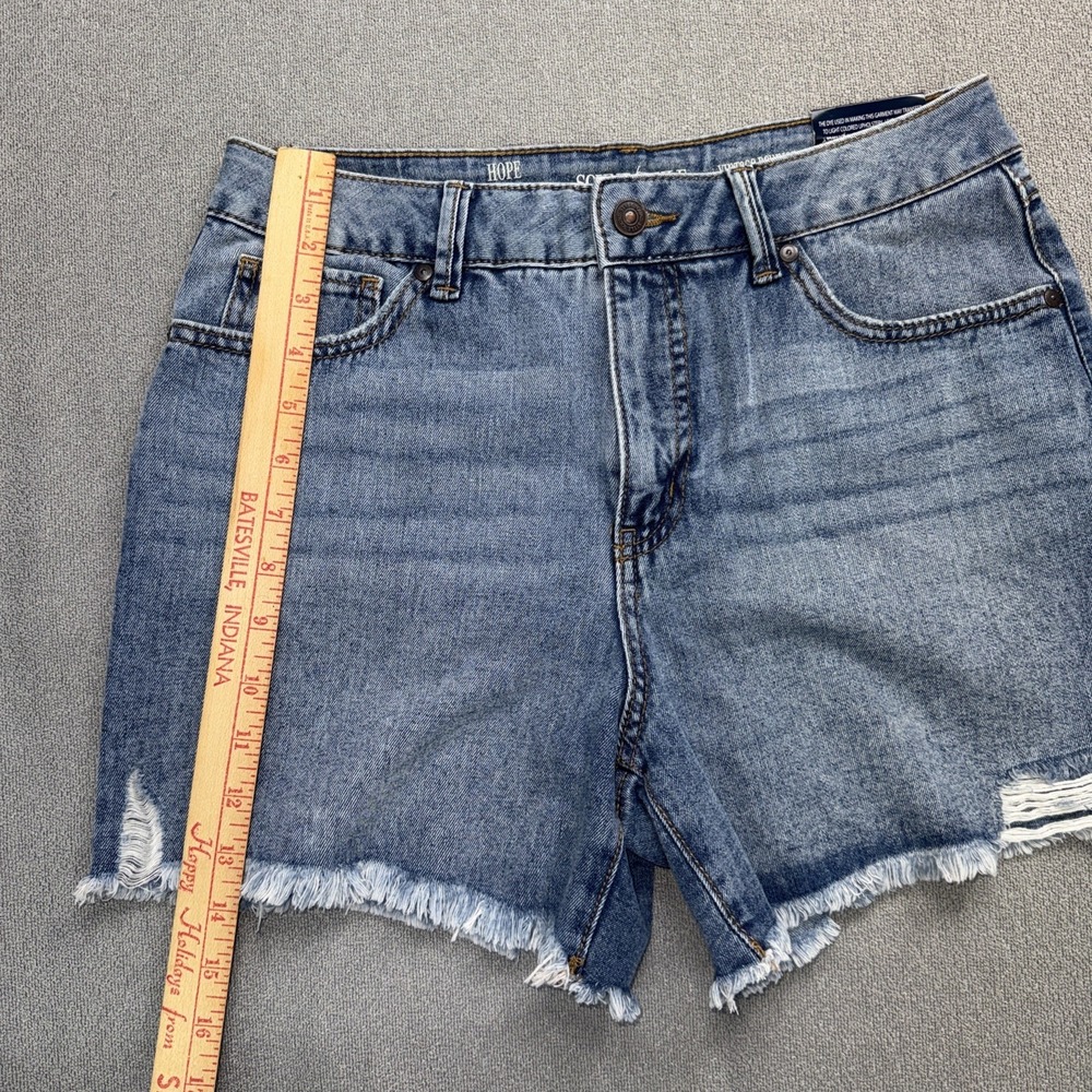 Sound Style Hope Vintage Reunion High Rise Shorts Women's Size 8/29 Distressed - Picture 7 of 7